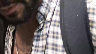 LatinoJuice.com - Bearded hottie Antonio showered on his face by my sticky load of cu