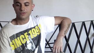 LatinoJuice.com - Bisexual blonde Juan Cruz offered money to make my throbbing cock w