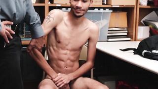 Perps4Sale.com - Skinny criminal Enjoys Hard Anal Action With Hunk Officer