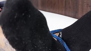 Horny Dan Edwards captured and feet worshiped handsome Savio