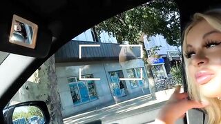 Hubby fucks stranger on beauty blind date outside
