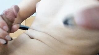 Naked Tranny Masturbates Her Cock Til She Cums