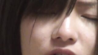 Stunning Japanese teen filmed wanking off in class