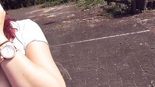 Normal women Melina May picked up for sex