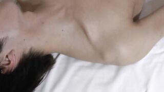 Small cocked Japanese amateurs try anal sex for first time