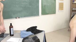 Smooth twink Kaiden Ertelle fucked from behind after hot BJ