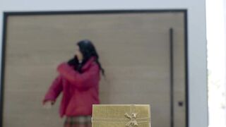TRANSFIXED - Incredible Dark Haired Is Surprised With Christmas Wedding Proposal From Romantic Zariah Aura