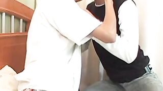 Cute homosexuals Tomas and William have anal fuck fest