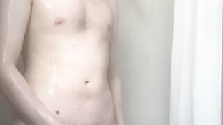 Young amateur Conor Rey uses big dildo while masturbating