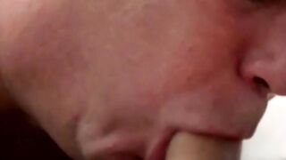 Young amateur barebacks mature homo after skillful blowjob