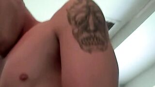 Young amateur barebacks mature homo after skillful blowjob