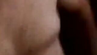 Straight black jock cums in mature mans mouth after blowjob