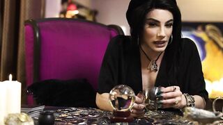 TRANSFIXED - ASMR Shemale Fortune Teller Ariel Demure Rough Fucks Bombshell Inked Customer Vanessa Vega