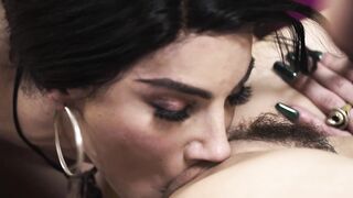 TRANSFIXED - ASMR Shemale Fortune Teller Ariel Demure Rough Fucks Bombshell Inked Customer Vanessa Vega