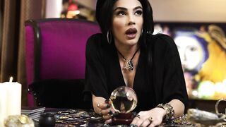 TRANSFIXED - ASMR Shemale Fortune Teller Ariel Demure Rough Fucks Bombshell Inked Customer Vanessa Vega