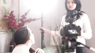 TRANSFIXED - Crazy Sexy Tranny Kasey Kei Has Passionate Sex With Interviewer While Camerawoman Is Away