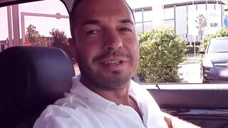 Vehicle sex on a blind date with a blonde tattoo celeb