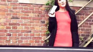 Sex into the vehicle with a slender bimbos from the internet