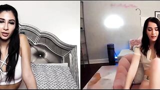 Great Barely Legal Gianna Dior  Evelyn Claire Have Distant Tape Call Sex For Their First Date