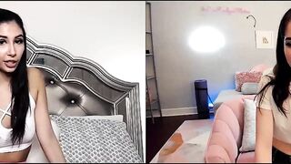 Great Barely Legal Gianna Dior  Evelyn Claire Have Distant Tape Call Sex For Their First Date