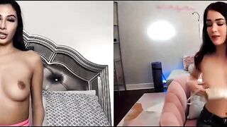 Great Barely Legal Gianna Dior  Evelyn Claire Have Distant Tape Call Sex For Their First Date