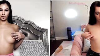 Great Barely Legal Gianna Dior  Evelyn Claire Have Distant Tape Call Sex For Their First Date