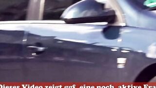 Public sex met inside the forest with a chubby blonde