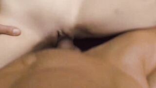 Brunette teen Kaisa Nord doggystyled after sensual blowjob