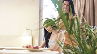 Great Naturally Stacked Dark Hair Wants To Be MORE Than Just Bestie With Her Beauty Roommate