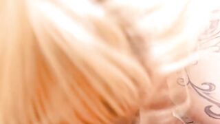 Blonde with huge boobies picked up for sex