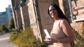 Real banged! date with a classy woman with natural melons