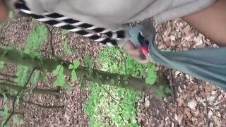 Racy hitchhiker WowLara boned inside the forest