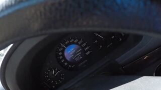 Vehicle riding with oral sex from red haired teens