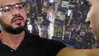 DaddiesPorno.com - Gay twink Rob Quin makes his stepdad proud by offering his hairy a