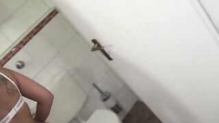 Piss games and sex with half-ebony LaraLuana
