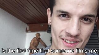 LatinoJuice.com - Hot latino Angel pinned at the wall while getting ravaged in the as