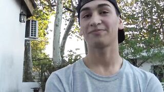 LatinoJuice.com - Handsome blonde Jake bends over to get his ass bred hard by my swol