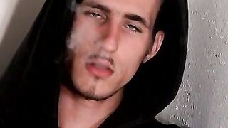 Smoker Chain fucked his toy and shot a load into his ashtray