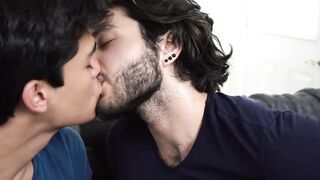 Curly Jason Wolf gladly accepts to become the bottom while I thrust his thicc ass