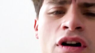 Curly twink Joe Dave suffers from extensive ass pounding from Igor Lucious