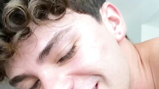 Curly twink Joe Dave suffers from extensive ass pounding from Igor Lucious
