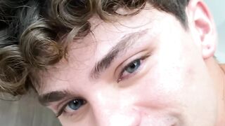 Curly twink Joe Dave suffers from extensive ass pounding from Igor Lucious