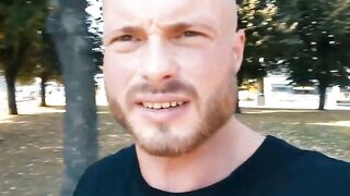 Fitness skank with tattoo dates stranger for sex
