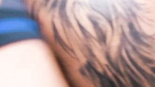 Fitness skank with tattoo dates stranger for sex