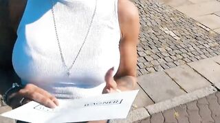 Fitness skank with tattoo dates stranger for sex