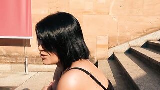 Little ebony-haired women seen for sex