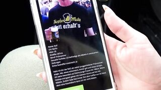 Little blonde meets huge man to banged