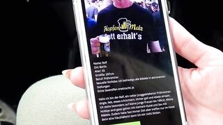 Little blonde meets huge man to banged