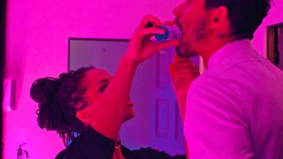 Deeper. Burlesque stripper Kira gets creampied at afterparty