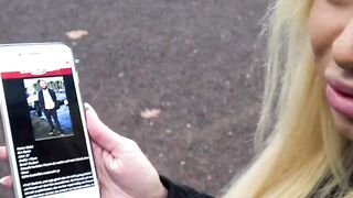 Sex meetings via internet app with trained woman